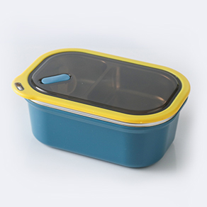 Free logo dishwasher safe 304 Stainless steel lunch box with buckles
