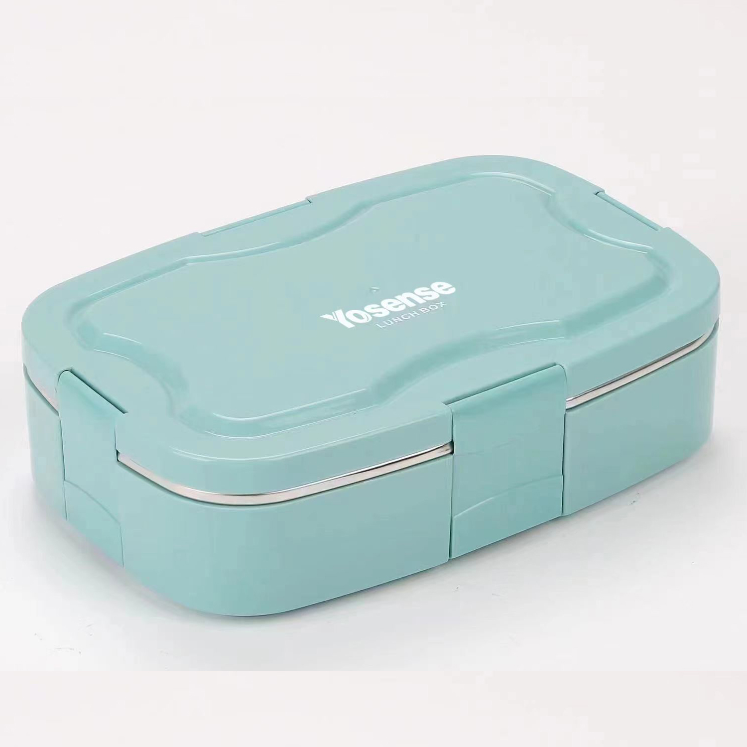 Ready to go compartment Stainless Steel Bento lunch container Box with lock for adults and kids